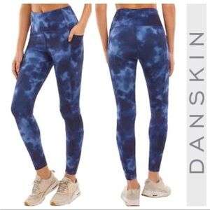Danskin Navy Tie-Dye Active Leggings